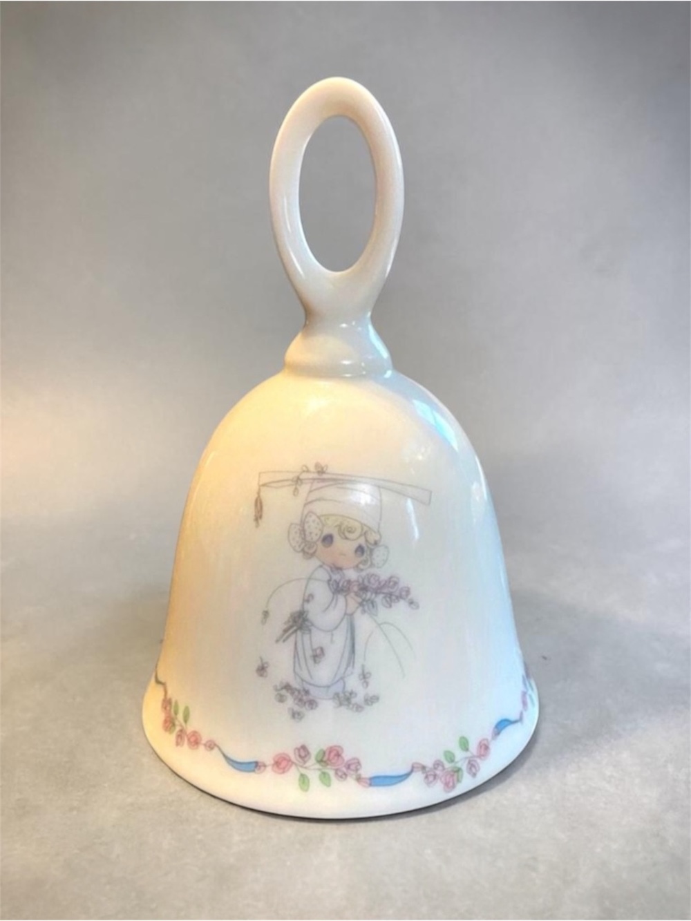 Vintage Precious Moments by Enesco | Congratulations, Graduate Bell | 1989